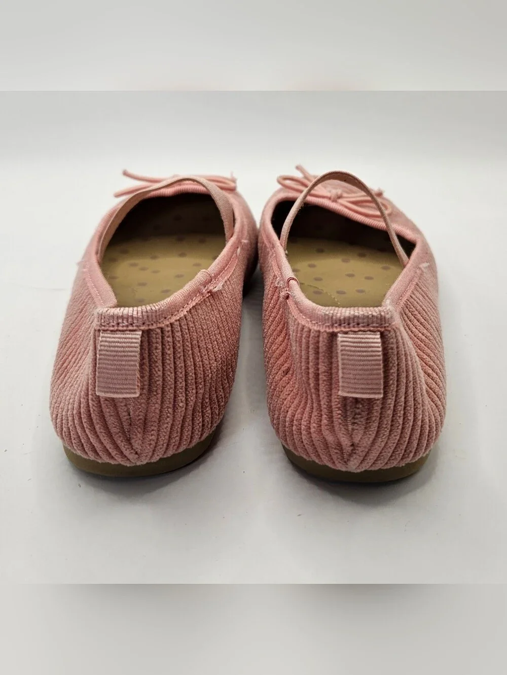 Cat & Jack Glitter & Dusty Rose Ballet Flats - 2 Pair Bundle. Size 9
